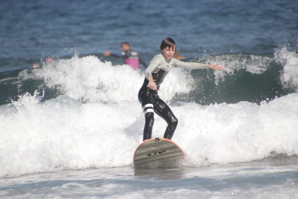 clases de surf para niños