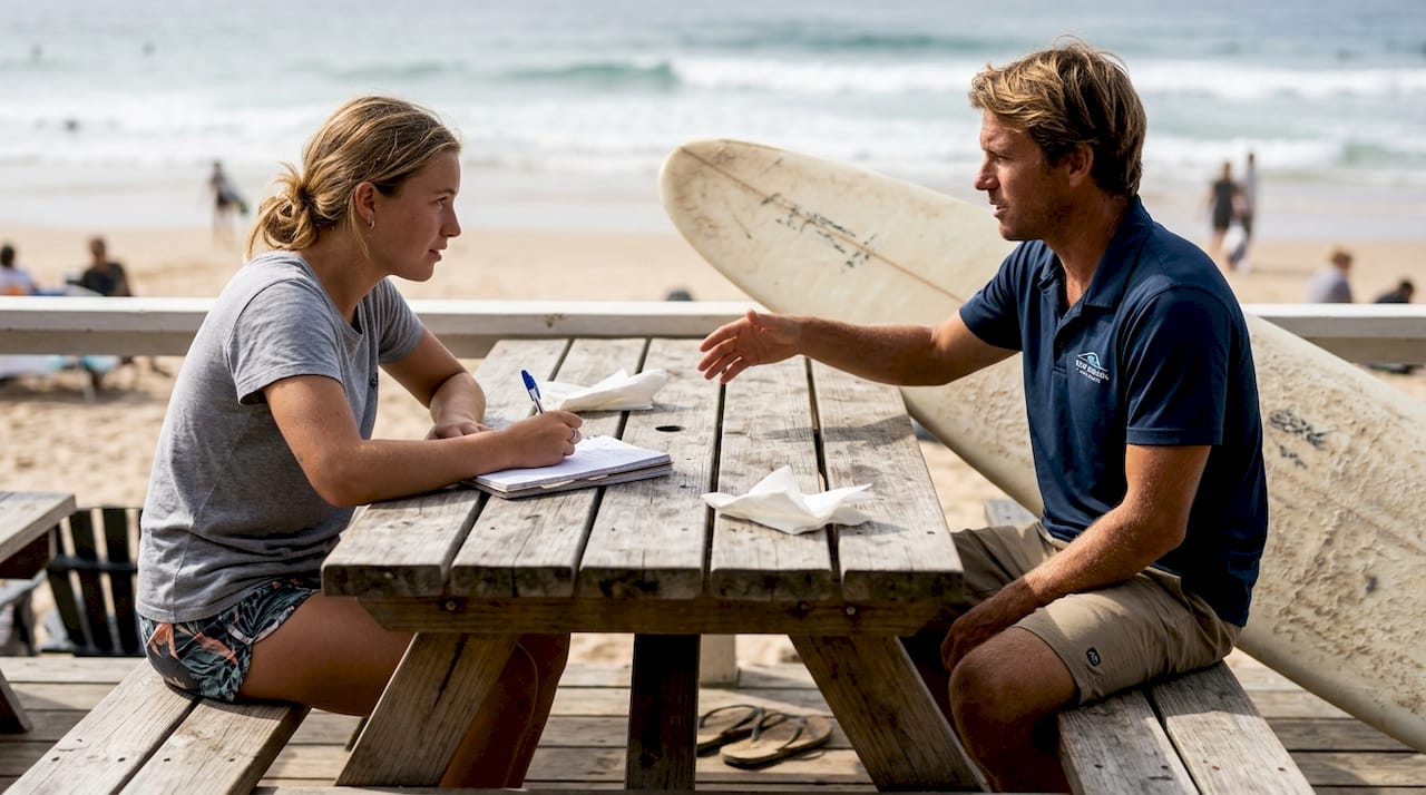 En este momento estás viendo Clases teóricas de surf: guía esencial para principiantes